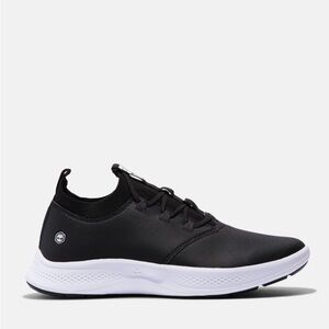 Women’s Black Timberland Sneaker with White Sole